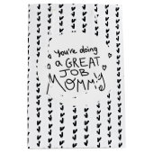 Muttertag der Elefanten Mittlere Geschenktüte (Vorderseite)