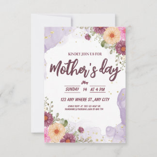 Muttertag der Floral Save The Date