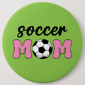 Muttertag der Fußball-Mama Button (Vorderseite)