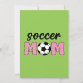 Muttertag der Fußball-Mama Feiertagskarte (Vorderseite)