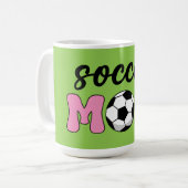 Muttertag der Fußball-Mama Kaffeetasse (Vorderseite Links)