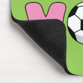 Muttertag der Fußball-Mama Mousepad (Ecke)