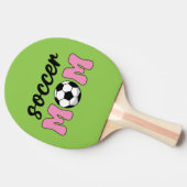 Muttertag der Fußball-Mama Tischtennis Schläger (Seitenansicht)