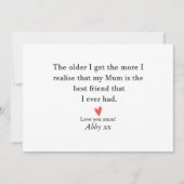 Muttertag der Geburtstagsmütter - Personalisierte  Einladung (Vorderseite)