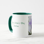 Muttertag der Großmutter - Krokus im Schnee Tasse (Vorderseite Links)