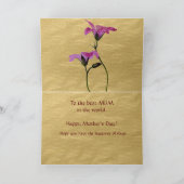 Muttertag der Grußkarte Karte (Innenseite)