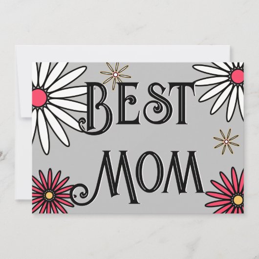 Muttertag der hellen Flora Karte (Vorderseite)