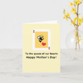 Muttertag der Königin Karte (Gelbe Blume)