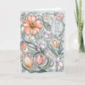 Muttertag der Lieblingsfarbe der Mama Karte (Vorderseite)