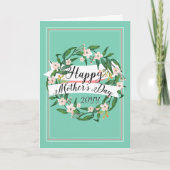 Muttertag der Lieblingsfarbe der Mama Karte (Vorderseite)