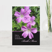 Muttertag der Mama, Cranesbill Geraniums Karte (Vorderseite)