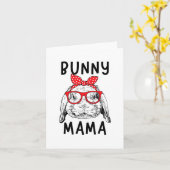 Muttertag der Mama Rabbit Mama Karte (Gelbe Blume)