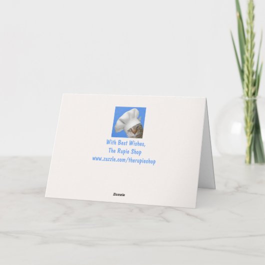 Muttertag der Mama-Ziege Karte (Rückseite)