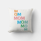 Muttertag der modernen Mama Kissen (Vorderseite)