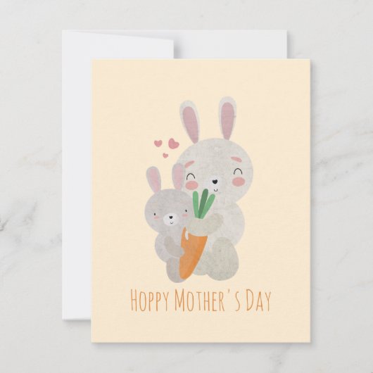 Muttertag der Mohn Mitteilungskarte (Vorderseite)