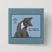 Muttertag der Mutter bei der Adoption Button (Vorderseite)