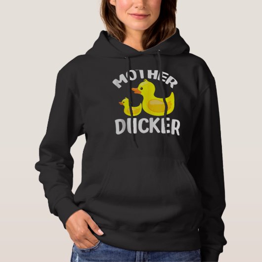 Muttertag der Mutter für Ente Hoodie (Vorderseite)