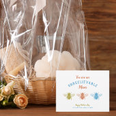 Muttertag der niedlichen Bienen Feiertagskarte