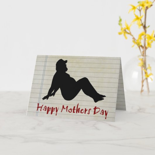 Muttertag der Redneck Karte (Gelbe Blume)