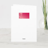 Muttertag der rosa Herzen Karte (Rückseite)