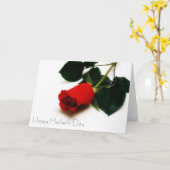 Muttertag der rote Rose Karte (Gelbe Blume)