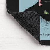 Muttertag der Schwarzen Katze Mousepad (Ecke)