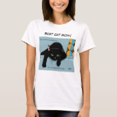 Muttertag der Schwarzen Katze T-Shirt (Vorderseite)