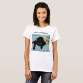 Muttertag der Schwarzen Katze T-Shirt (Vorne ganz)
