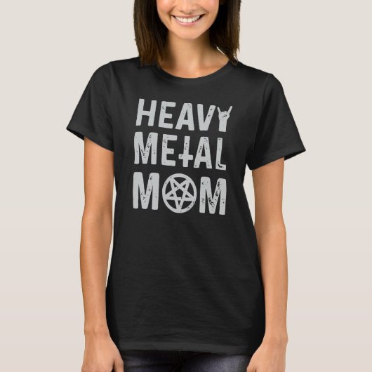 Muttertag der Schwermetall-Mama T-Shirt (Vorderseite)