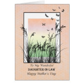 Muttertag der Schwiegertochter mit Schmetterlingen (Vorne)