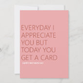 Muttertag der Sonne Feiertagskarte (Vorderseite)