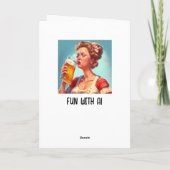 Muttertag der Sonne Karte (Rückseite)