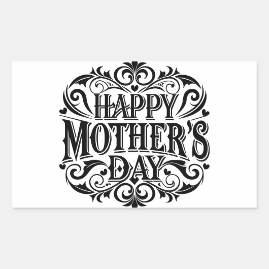 Muttertag der Sticker (Vorderseite)