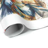 Muttertag der Super-Mama Geschenkpapier (Rolleneckpunkt)