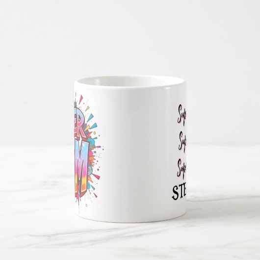 Muttertag der Super-Mama Kaffeetasse (Mittel)