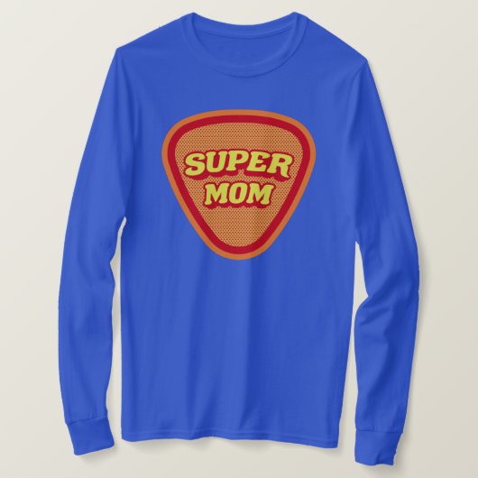 Muttertag der Super-Mama T-Shirt (Design vorne)