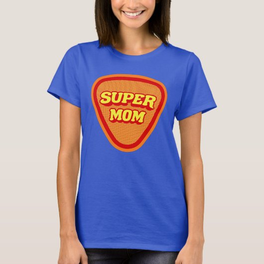 Muttertag der Super-Mama T-Shirt (Vorderseite)