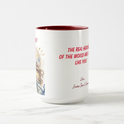 Muttertag der Super-Mama Tasse (Zentrum)