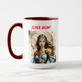 Muttertag der Super-Mama Tasse (Links)