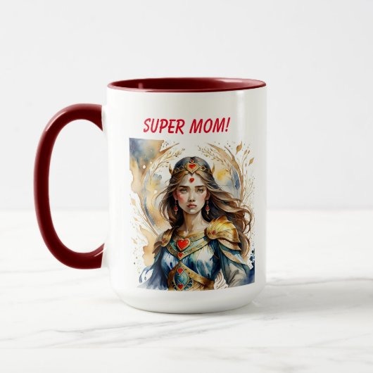 Muttertag der Super-Mama Tasse (Links)