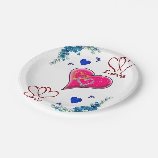 Muttertag der Teller (Schrägansicht)