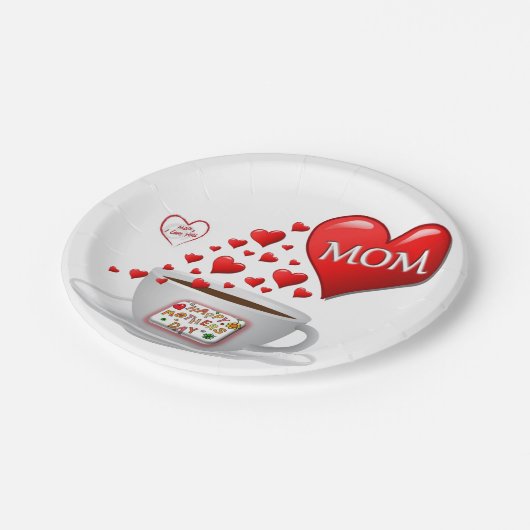 Muttertag der Teller (Schrägansicht)