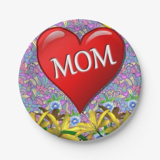 Muttertag der Teller (Vorderseite)