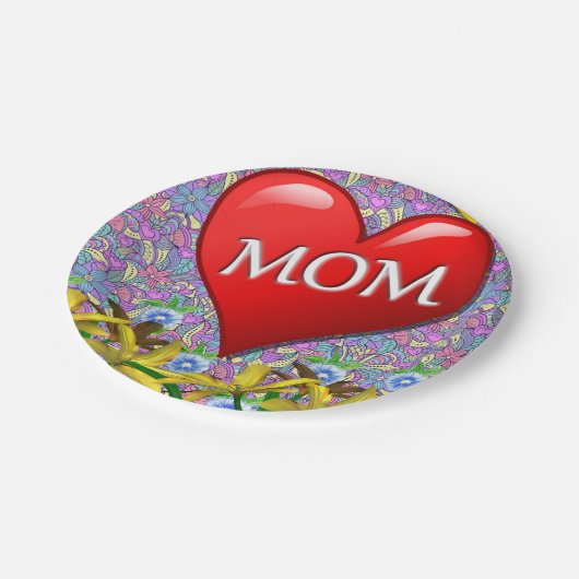 Muttertag der Teller (Schrägansicht)