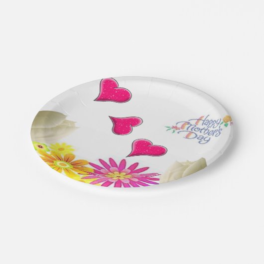 Muttertag der Teller (Schrägansicht)