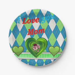 Muttertag der Teller