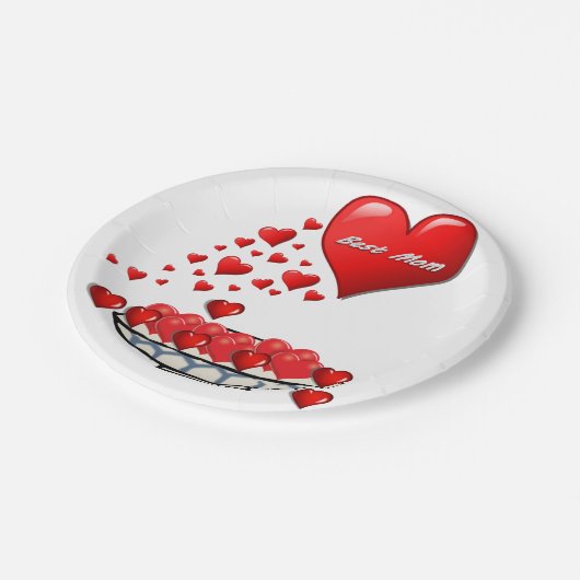 Muttertag der Teller (Schrägansicht)