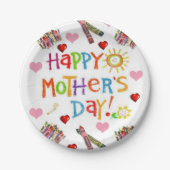 Muttertag der Teller (Vorderseite)