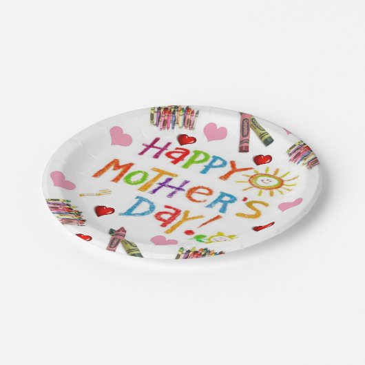 Muttertag der Teller (Schrägansicht)