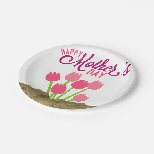 Muttertag der Teller (Schrägansicht)